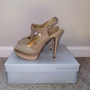 Jessica Simpson Elso peeptoe womens 8